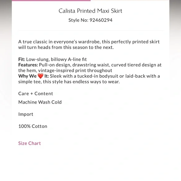 Free people calista printed maxi skirt - Picture 2 of 7